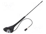 Antenna; car top,automotive; 0.4m; AM,FM; VW; with amplifier; 0.3m 4CARMEDIA