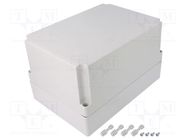 Enclosure: multipurpose; X: 175mm; Y: 250mm; Z: 150mm; MPC; IP66,IP67 