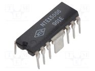 IC: driver; bidirectional,motor controller; DIP12; 1A; Ch: 4; 25VDC 