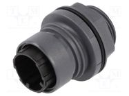 Connector: circular; socket; male; PIN: 22; w/o contacts; UL94V-0 BULGIN