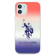 US Polo Assn. Gradient Pattern Collection iPhone 12 mini Case - Red and Blue, U.S. Polo Assn.