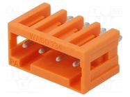 Pluggable terminal block; 3.81mm; ways: 4; straight; socket; male WAGO