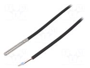 Sensor: temperature; NTC; 10kΩ; Body dim: Ø6x50mm; -40÷105°C; 1.5m TEWA TEMPERATURE SENSORS