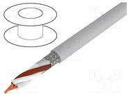 Wire; BiT LiYCY; 2x0.5mm2; shielded,tinned copper braid; PVC BITNER