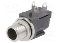 Connector: DC supply; socket; male; 11A; IP68; on PCBs; THT SWITCHCRAFT
