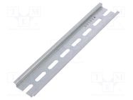 DIN rail; steel sheet; zinc; L: 187mm; W: 35mm; AE,KL,KL-HD RITTAL