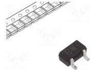 Transistor: PNP; bipolar; 12V; 0.5A; 150mW; SC75A,SOT416 