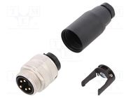 Connector: 7/8"; plug; male; PIN: 5; straight; for cable; 9A; IP67 MURR ELEKTRONIK