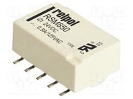 Relay: electromagnetic; DPDT; Ucoil: 24VDC; 2A; 0.5A/125VAC; SMD RELPOL