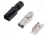 RJ45; plug; PIN: 4; Cat: 5; shielded; Layout: 8p4c; Øcable: 4.5÷9mm MURR ELEKTRONIK