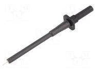 Measuring tip; 1A; 1kVDC; black; Socket size: 4mm; 20mΩ; L: 105mm SCHÜTZINGER