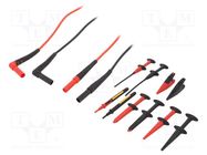 Test leads; red and black FLUKE