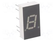 Display: LED; 7-segment; 7.8mm; 0.3"; No.char: 1; yellow-green LUCKYLIGHT