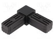 Mounting coupler; for profiles; Mat: polyamide; -30÷100°C; I: 56mm ELESA+GANTER