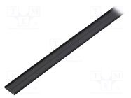 Profiles for LED modules; black; L: 1m; FIX16; aluminium; surface TOPMET