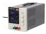 Power supply: laboratory; single-channel,linear; 0÷32VDC; 0÷3A 