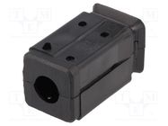 Mounting coupler; for profiles; W: 22mm; H: 42mm; Int.thread: M10 ELESA+GANTER