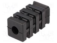 Mounting coupler; for profiles; W: 26mm; H: 41mm; Int.thread: M8 ELESA+GANTER