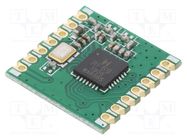 Module: RF; FM transceiver; FSK; 868MHz; SPI; -120dBm; 1.8÷3.6VDC HOPE MICROELECTRONICS