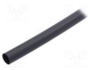 Heat shrink sleeve; glued; 3: 1; 19mm; L: 1.2m; black; polyolefine TE Connectivity