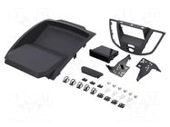 Radio frame; Ford; 2 DIN; black ACV