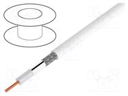 Wire: coaxial; SAT-KOAX-1.1/4.8; wire; Cu; PVC; white; 100m HELUKABEL