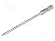 Screwdriver bit; Torx®; TX08; Overall len: 89mm WERA