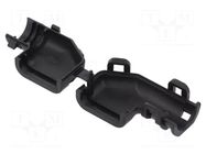Plug cover; angled 90°; size A TE Connectivity