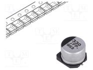 Capacitor: electrolytic; low ESR; SMD; 330uF; 6.3VDC; Ø8x6.2mm PANASONIC