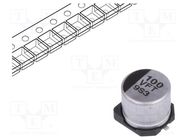 Capacitor: electrolytic; low ESR; SMD; 100uF; 35VDC; Ø6.3x5.8mm PANASONIC