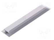 Profiles for LED modules; white; white; L: 1m; FRAME14; aluminium TOPMET