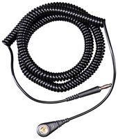 COILED GROUND CORD, 7MM SNAP, 12FT