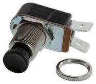 PB SWITCH, SPST, 6A, 125VAC, QC