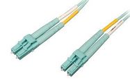 PATCH CABLE, OM4 LSZH, LC-LC, 10FT, AQUA