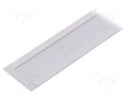 Profiles for LED modules; white; white; L: 1m; FLAT8; aluminium TOPMET