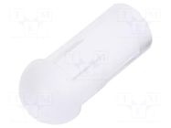 Fiber for LED; Ø5mm; L: 10.9mm; round; Front: convex; straight MENTOR