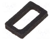 Profile gasket; PIN: 2; 4.14mm; 1x2; Mini Universal MATE-N-LOK TE Connectivity