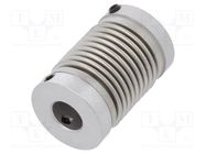 Coupling; Ø1: 10mm; Ø2: 8mm; aluminium,stainless steel; -30÷120°C KÜBLER