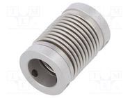 Coupling; Ø1: 12mm; Ø2: 12mm; aluminium,stainless steel; -30÷120°C KÜBLER