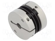 Coupling; Ø1: 6mm; Ø2: 6mm; aluminium,polyamide; -10÷80°C KÜBLER