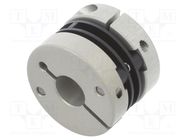 Coupling; Ø1: 10mm; Ø2: 10mm; aluminium,polyamide; -10÷80°C KÜBLER