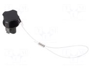 Protection cover; female connectors; cord; black WIELAND