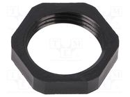 Nut; Lock nut (plastic) M20; Thread: M20x1,5 