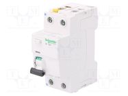 RCD breaker; Inom: 40A; Ires: 100mA; Poles: 2; 400VAC; IP20; 1÷25mm2 SCHNEIDER ELECTRIC