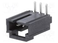 Connector: wire-board; socket; male; SL; 2.54mm; PIN: 3; THT; tinned MOLEX