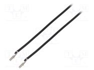 Cable; CLIK-Mate female; Len: 300mm; 28AWG; Contacts ph: 1.25mm MOLEX