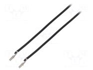 Cable; CLIK-Mate female; Len: 300mm; 28AWG; Contacts ph: 1.25mm MOLEX