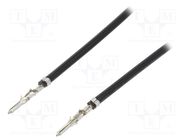 Cable with connectors; Contacts ph: 3.68mm; Len: 0.3m; 22AWG MOLEX