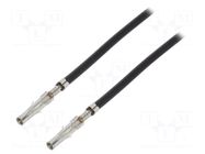 Cable; Standard .062" female; 0.3m; 18AWG MOLEX