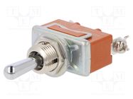 Switch: toggle; Pos: 3; SP3T; ON-OFF-ON; 15A/250VAC; 15A/30VDC PANASONIC